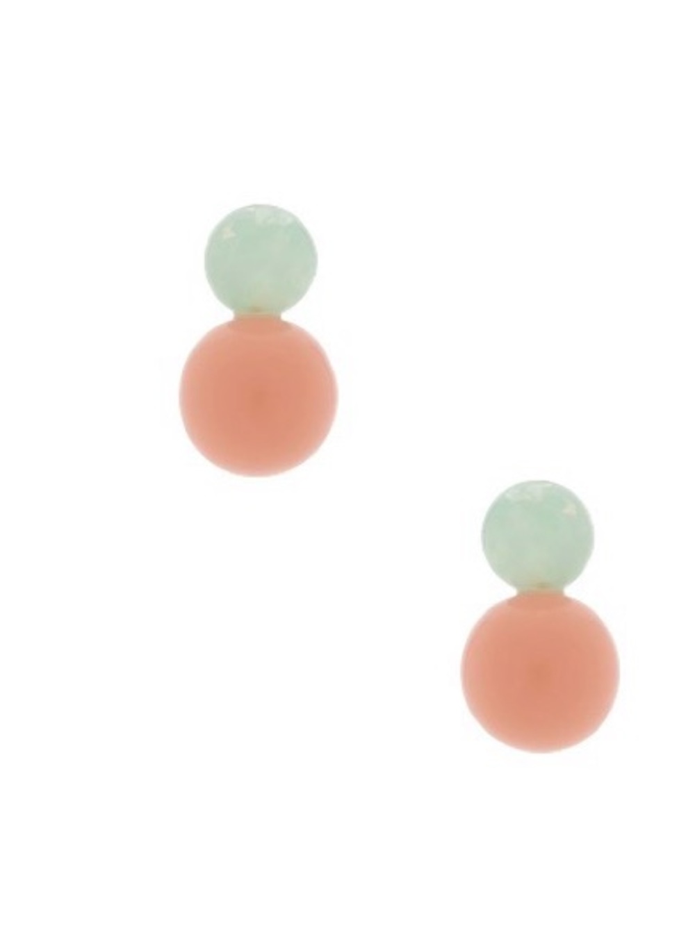 Lele Sadoughi Oasis Double Drop Earrings in Blush Opal -REVOLVE-